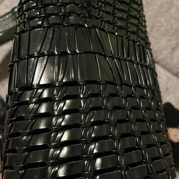 Ferragamo leather bag black luxury soft weaved - Picture 12 of 15